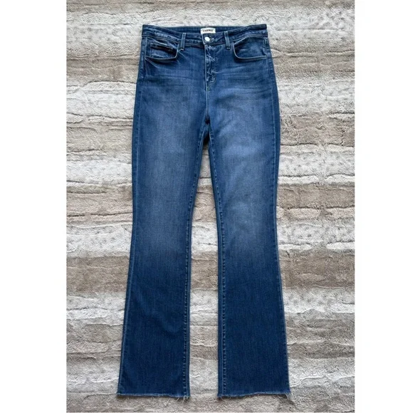 L'AGENCE Ruth High-Rise Straight Jeans in Cambridge Size 30 - Picture 4 of 16